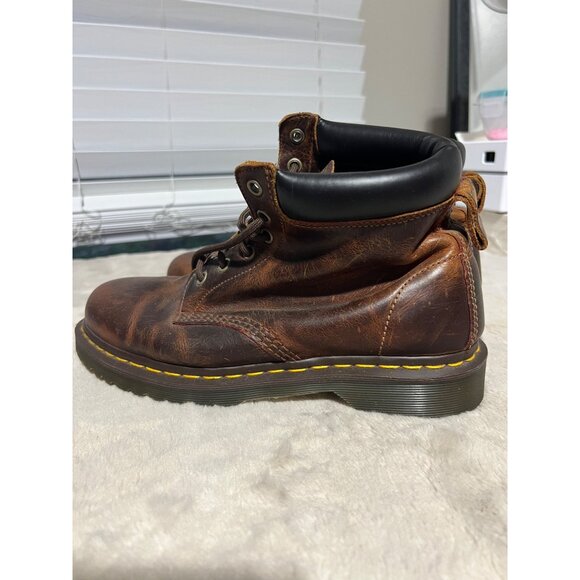 Dr. Martens Brown Leather Lace-Up Ankle Boots Mens Size 9 US - Picture 10 of 11
